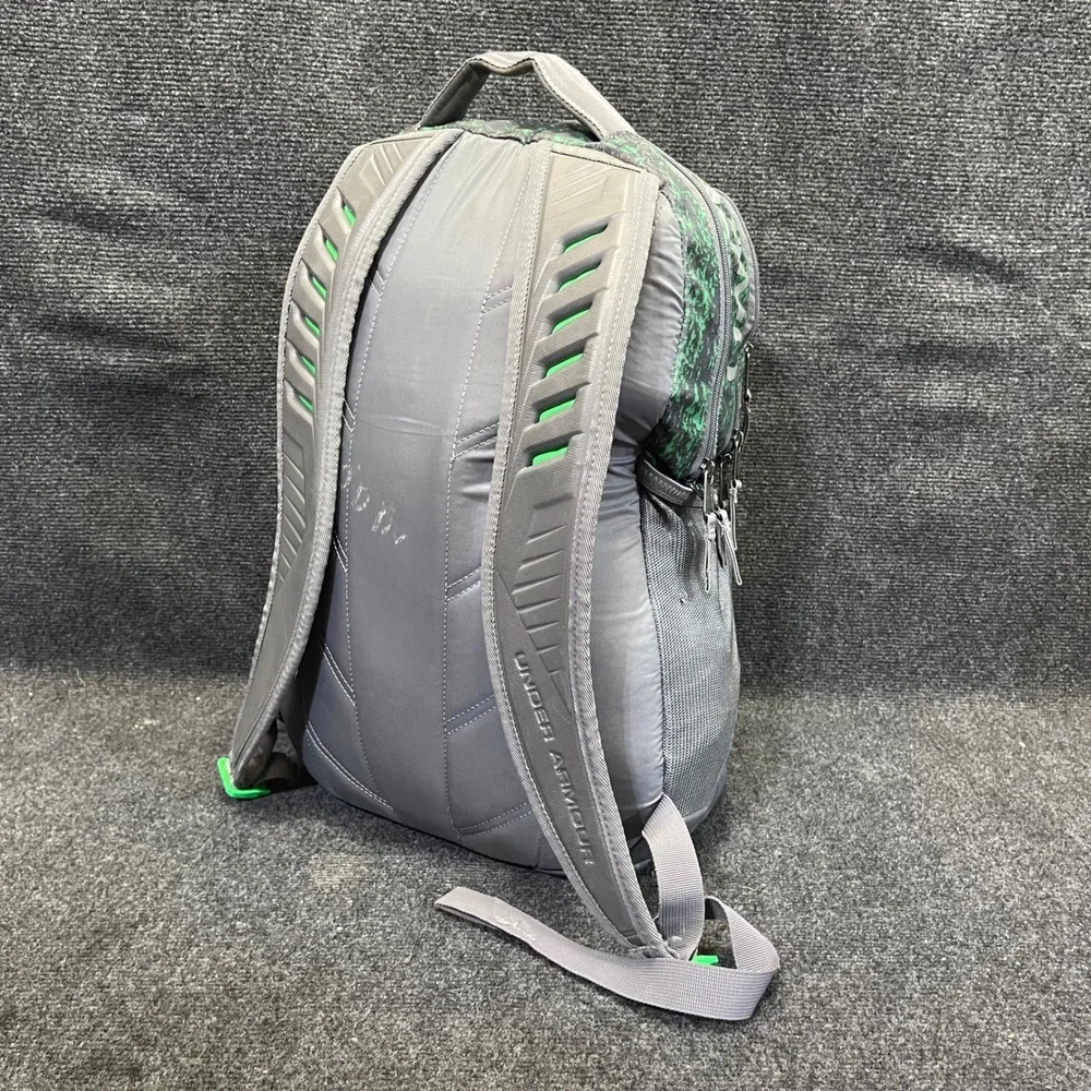 Under Armour 1300296 Gray Green Camo Travel Bag UA Storm Big Logo 5.0 Backpack